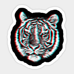 3D Tiger Sticker